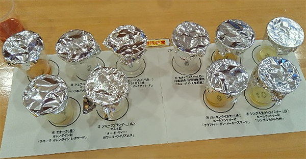 お酒のテイスティング