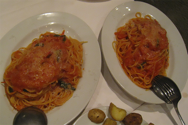 トマトのパスタ