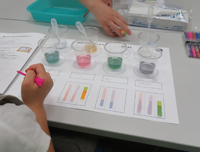 大阪科学技術館「カラーマジックケーキ」