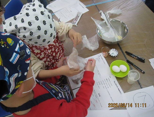 ぐんまこどもの国児童会館「水と油の仲良しチョコレートケーキ」